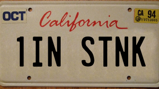 Illustration for article titled 100 License Plates banned by the California DMV